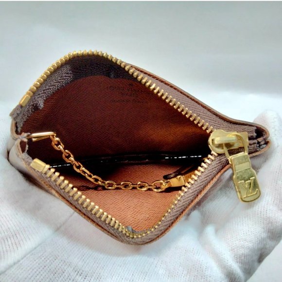 Louis Vuitton Monogram Leather Pochette Cles Key Pouch Cash/Change Holder - Picture 4 of 11